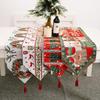 Knitted Fabric Christmas Table Runner: Festive Home & Hotel Dining Decoration