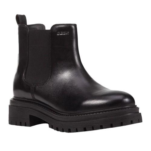 Geox Womens/Ladies D Iridea B Leather Ankle Boots