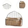 Iron Wire Hanging Basket Versatile Flower Home Storage for Wall Wedding Indoor