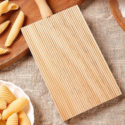 Holz Buttertisch und Eis am Stiel Holz Garganelli Brett Naturholz Praktisches Pasta Gnocchi Makkaroni Brett Herstellen Handgefertigt