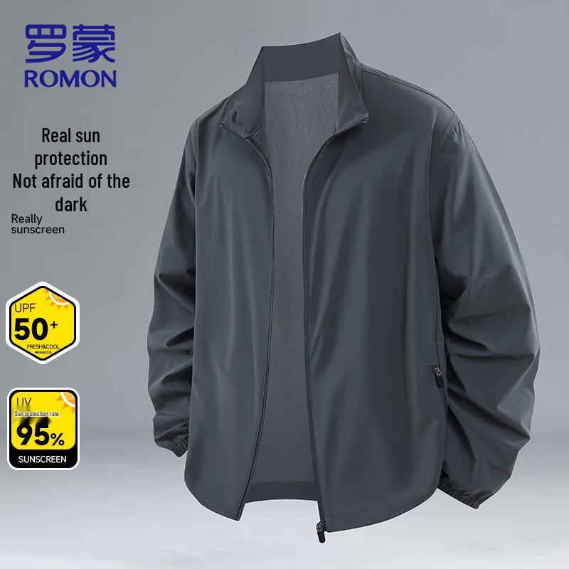 Romon Men's Ice Silk UPF 50+ Sun Protection Jacket
