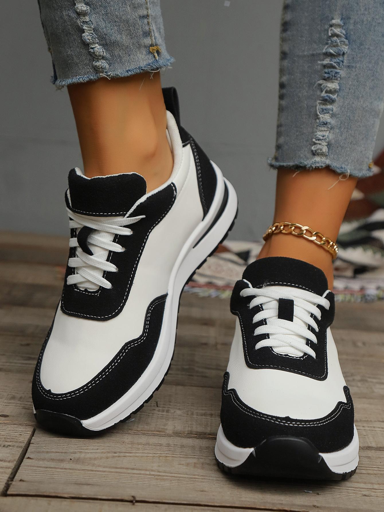 

Женские разноцветные массивные кроссовки, легкая повседневная обувь на шнуровке, женская модная удобная спортивная обувь на платформе для женщин 2024 36 чёрный