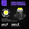 UHUASENG 6PCS T3 T4.2 T4.7 T4 Bulb Instrument Meter Led Dashboard Car Neo Wedge Switch Radio Warning Indicator Panel Lamp Lights License Plate Lights