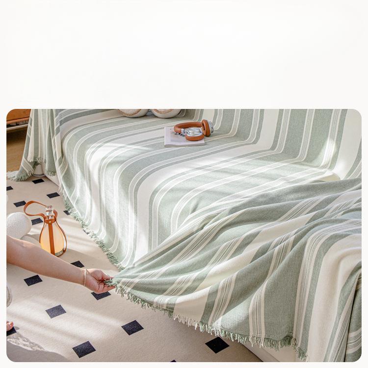 Chenille Sofa Slipcover Stain-Resistant Non-Slip Universal Cover High-Grade Sofa Towel All-Inclusive Chaise Sofa Cover