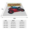Flannel Throw Blanket Aprilias Italy Racing Logo Warm Plush Blankets Soft Bedding for Bed Living Room Home Travel Couch
