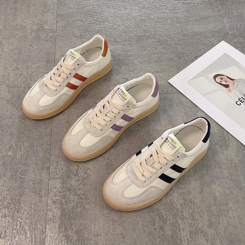 Ploché boty dámské letní tenké ležérní sportovní studentské všestranné boty s měkkou stélkou