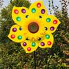 Multistyles Rotating Sunflower PVC Garden Yard Wind Spinner  Outdoor Party Picnic Decor