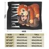 Punch Monkey Hugging Oran-Mama Blanket Fuzzy Vintage Breathable Throw Blanket for Chair Covering Sofa Autumn/Winter,