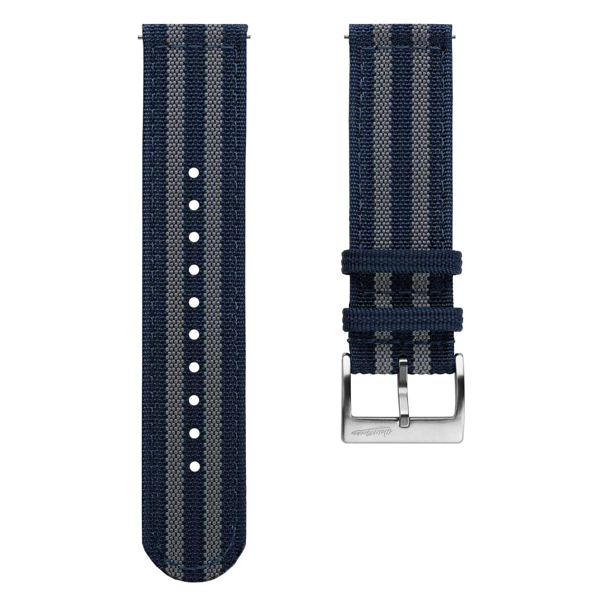 

WatchGecko Ridgeflex British Military Watch Band, Navy Bond, 22mm