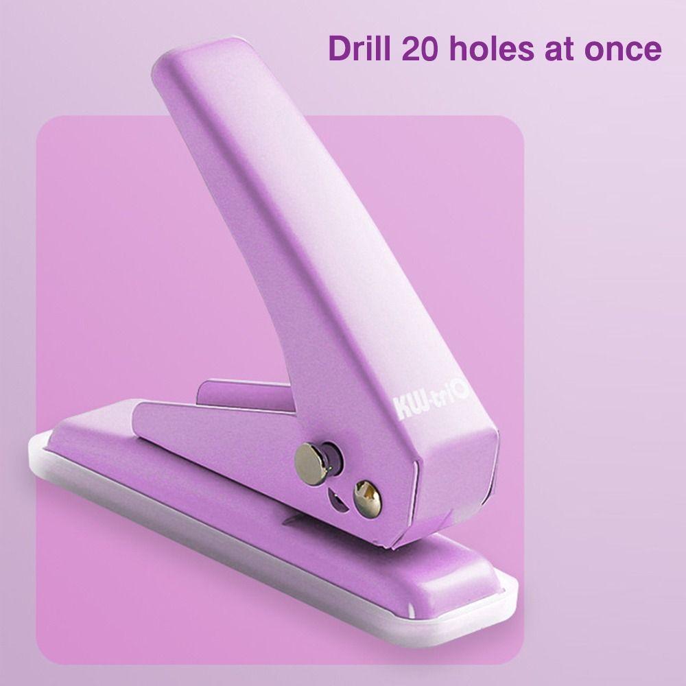 DIY Round Hole Puncher Single Hole Disc Ring Binding Cutter Creative Hole Puncher  Stationery