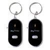 2Pcs Key Finder 5.7cm Keychain Whistle Remote Control Flashing Key Tracker Device Portable Waterproof Anti-lost Key Ring Holder