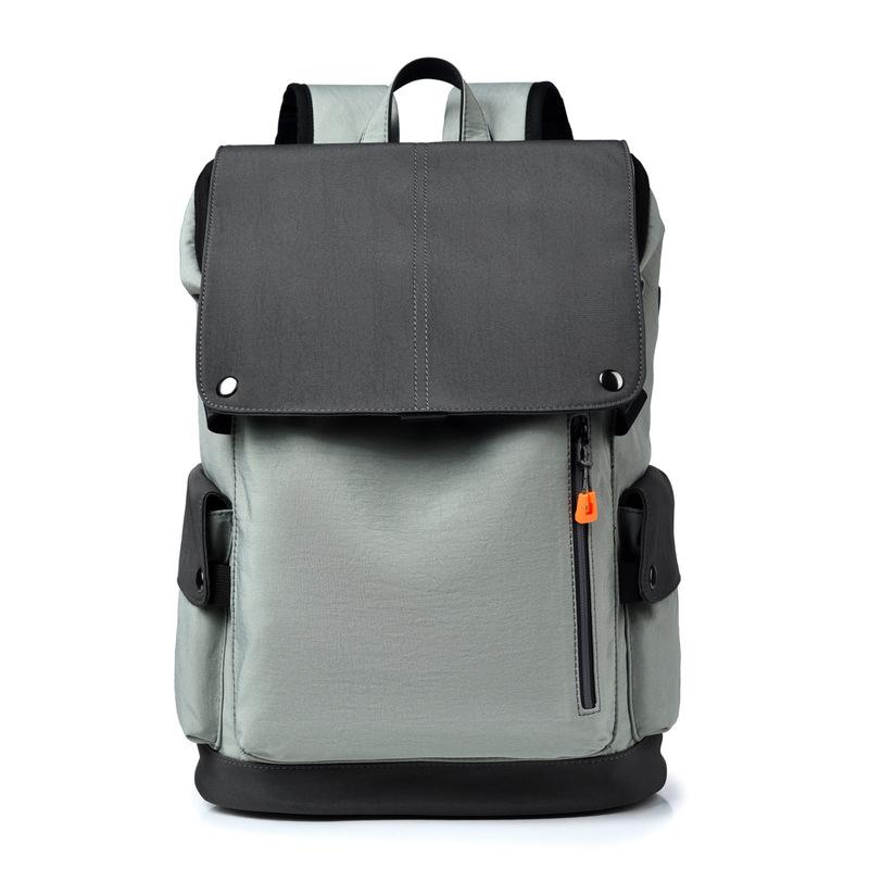 Men's Business Bag, Computer Bag, Backpack, Dark Grey Hand-held Casual and Fashionable Travel Backpack