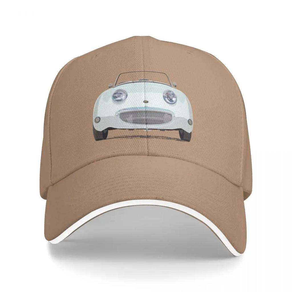 New White Frogeye/Bugeye Sprite, the Little 'Healey' with a Big Smile Baseball Cap Hat Unisex Luxury Hiking Hat Women Hats Unisex's