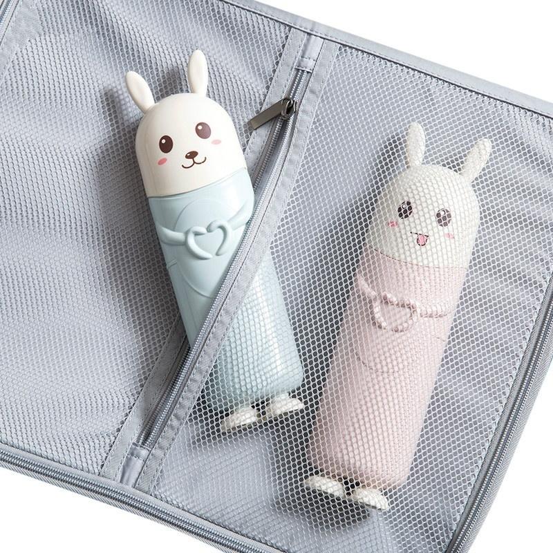 1pcs Cute Cartoon Toothbrush Storage Box Portable Outdoor Travel Toothbrush Protect Case Bathroom Small Tools