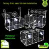 Acrylic Aquarium Isolation and Breeding Box for Fish Hatchlings with Multi-Grid Design