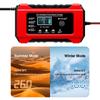 NOVÁ 12V/6A Inteligentní Pulzní Oprava Nabíječka Baterií Regulovat Nabíječku Autobaterií LCD Displej Pro Baterii Motocyklu SUV