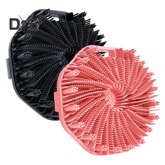 

2шт силиконовая щетка для ванны с мягкой щетиной, массажная очищающая щетка для тела, противоскользящая ручка, щетка для тела