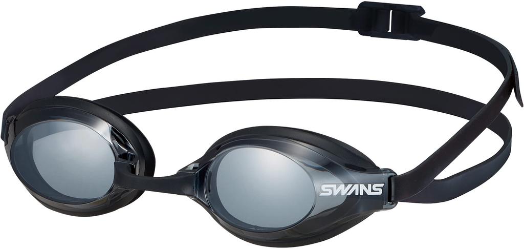 Swans AQUALIGHTNING SMK Smoke Swimming Goggles with WORLD AQUATICS Free Made In Japan SR-3Nre Cushion, Anti-Fog, Racing, Approved, Size,