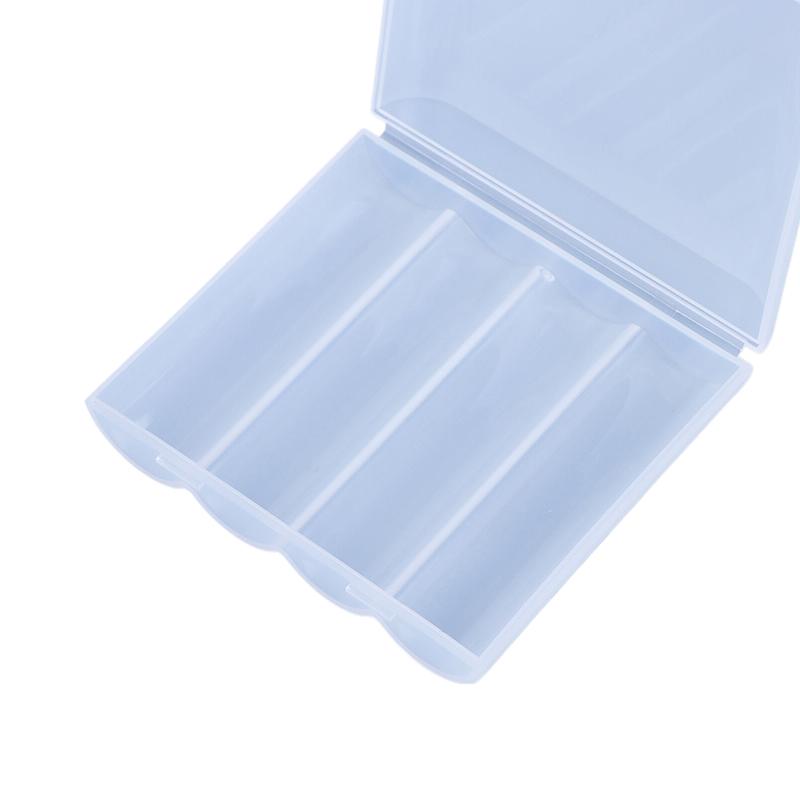 1/3Pcs 1 Section/2 Section/4 Section/8 Section 21700 Battery Anti Fall Protection Box 21700 Battery Pp Plastic Storage Box