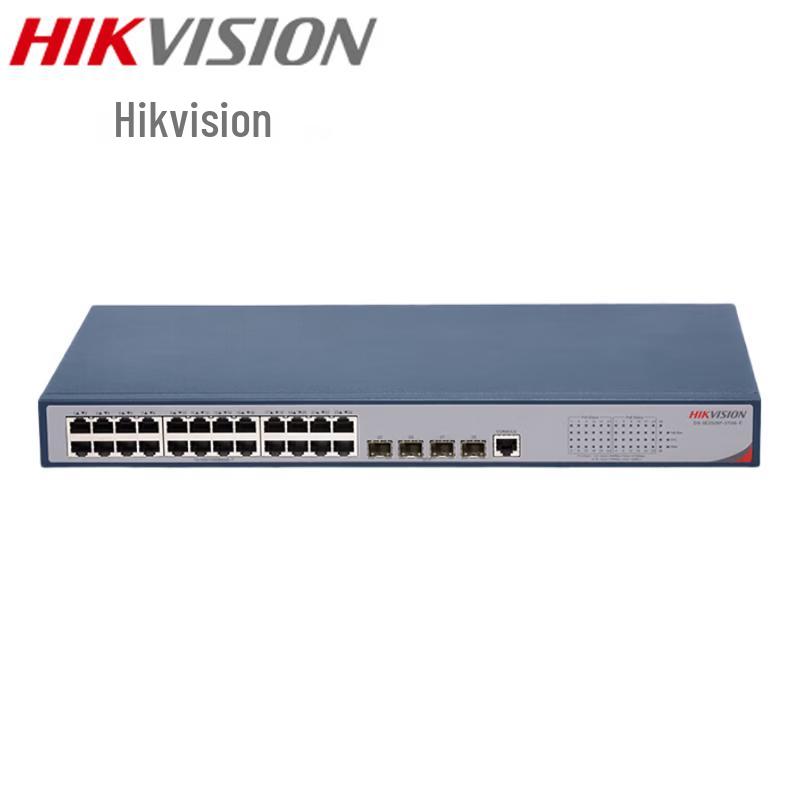 

HIKVISION DS-3E2528P-370W-E 28-Port 100M Managed PoE Switch