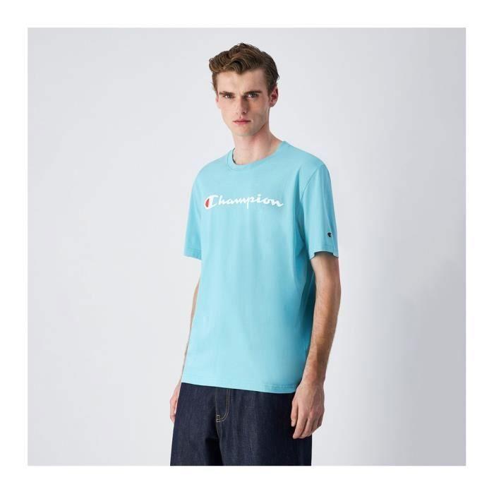 T-shirt Femme - Champion - 220256-BS184 - Col Rond - Manches Courtes - Couleur Bleu