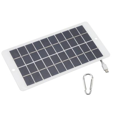 10W 5V Solar Panel Type C Output Portable Solar Charge Panel for Phone Charging Security Monitoring