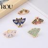 Bag Pin Women Brooch Moth Enamel Exquisite Special Cute for Gift Lady