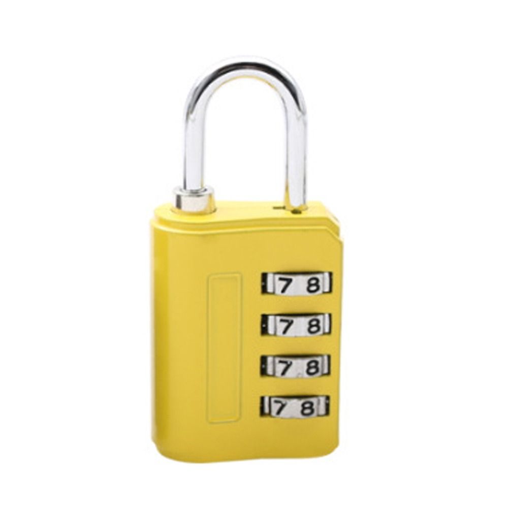 Zinc alloy Dormitory Cabinet  Lock Padlock Backpack Zipper Lock New 4 Digit Password Lock  Home
