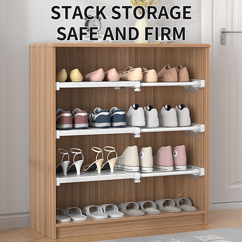 Retractable Wardrobe Shelf Divider and Organizer