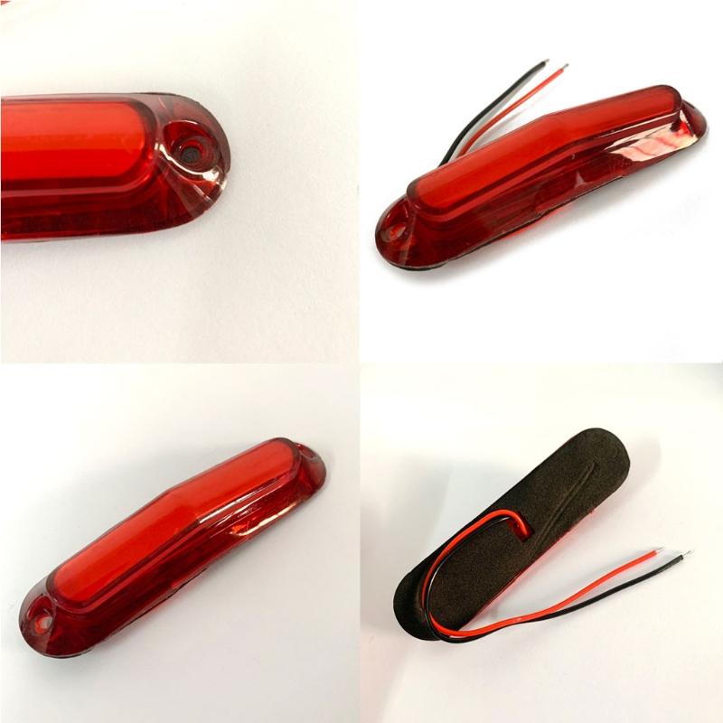 6LED Turn Signal Stop Brake Light For Car Trailer Truck Pickup Indicator Waterproof Taillamp Side Marker Lamp Tail Light