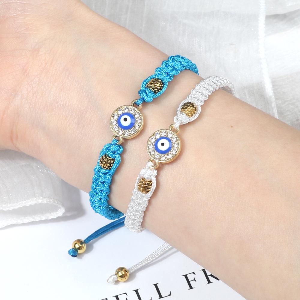 Red String Evil Eye Bracelet Set - Woven Hand Rope for Men & Women