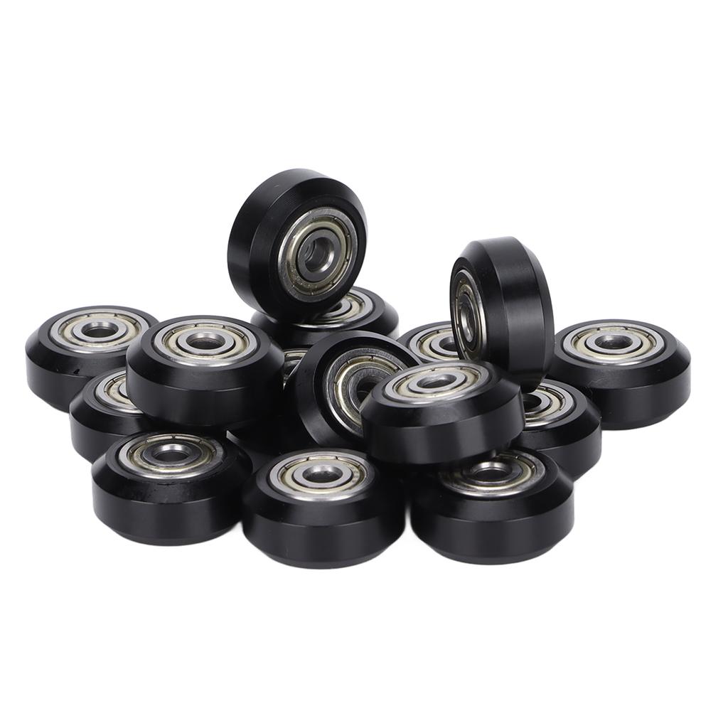 15Pcs V Shape Wheels POM Pulleys 3D Printer Accessories for Ender 3 for Tevo Tarantula