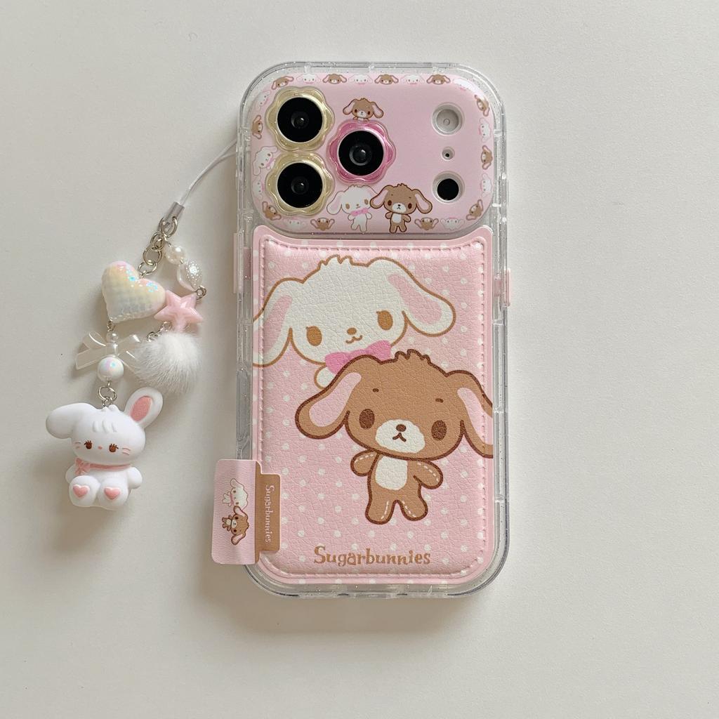 Cute Caramel Dessert Rabbit for iPhone17promax Apple 14 Mobile Phone Case 16pro Protective Case 15 Women