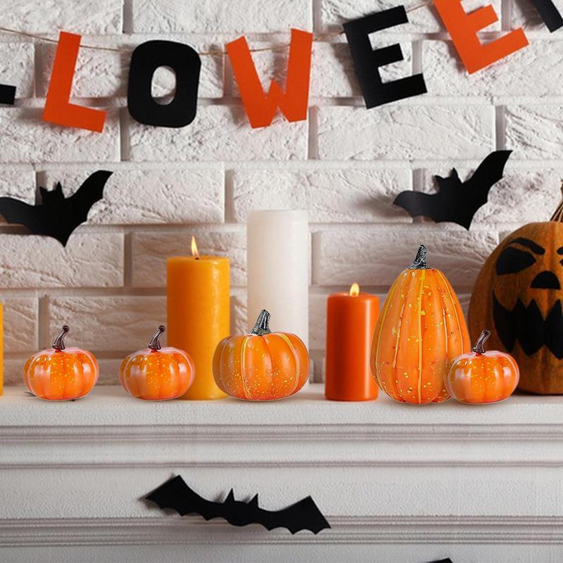 Autumn Harvest Pumpkin Harvest Fall Artificial Pumpkin Decor Festive Atmosphere Harvest Pumpkins For Dining Table Living Room