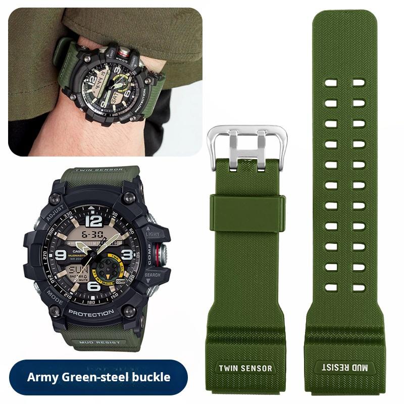 GWG1000 Watch band For Casio G-Shock Little/Small Mud King GG-1000 GWG-100 GSG-100 Waterproof Resin Silicone rubber watch strap