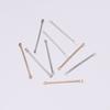 50/100Pcs 15-40mm Double Cylinder Bar Earrings Connecting for DIY  Earring Jewelry Making Findings Accessories Supplies