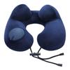 Soft Press To Inflate Pillow Hand Pressing Neckrest Pad Inflatable Travel Pillow  Tourist