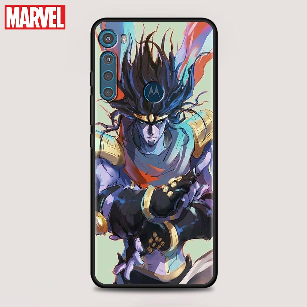 Shell For Motorola One Fusion G8 G9 Power Plus G22 G30 G31 G50 G60 Edge20 E6s G Stylus Case Cartoon JoJo's Bizarre Adventure