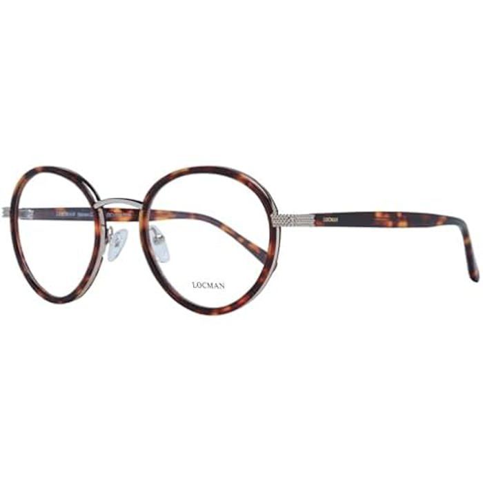 Monture de lunettes unisexe LOCV006 50TOR - LOCMAN - Marron - Verre non gradué - Mixte