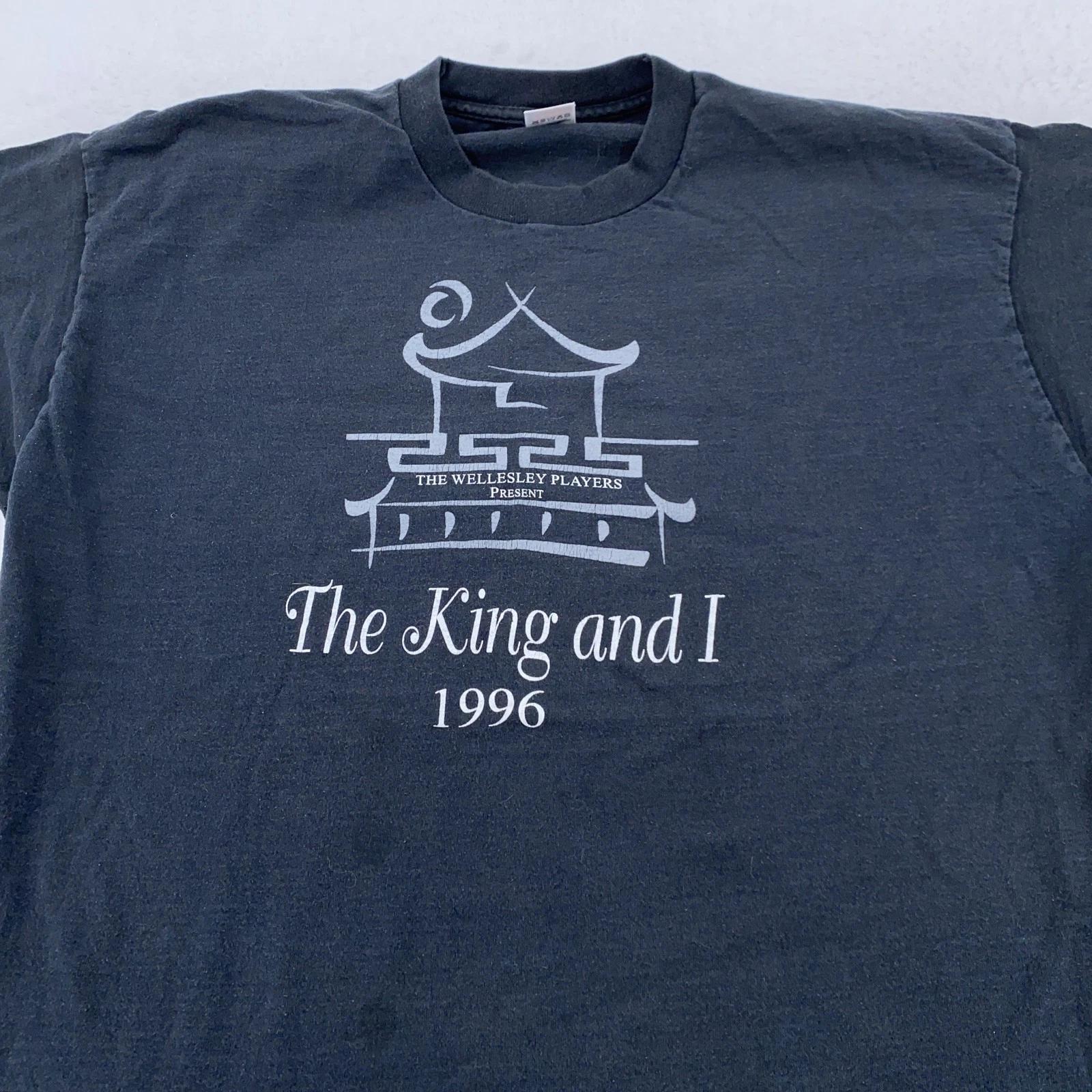 

Vintage The King and I Shirt Mens XL Wellesley Players Musical 1996 Tee 90s S