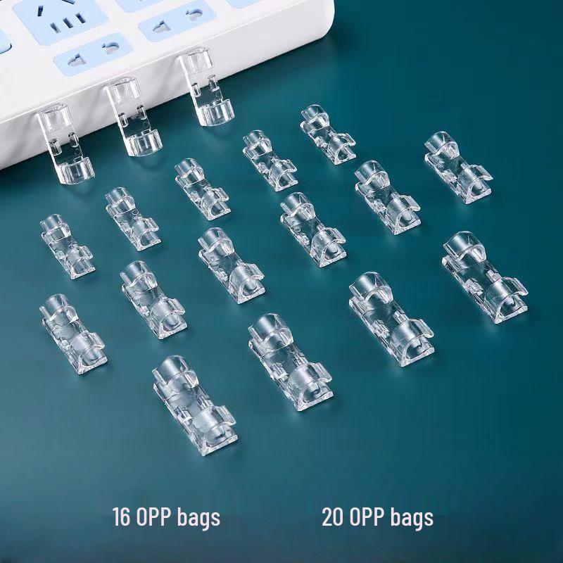 Self-Adhesive Cable Clips - No-Punch, No-Marking Wire Organizer