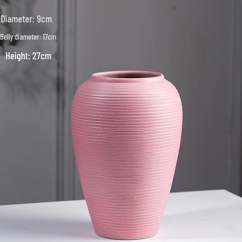 Nordic Ceramic Hydroponic Vase for Home Decor - Living Room Flower Arrangement and Dining Table Ornament