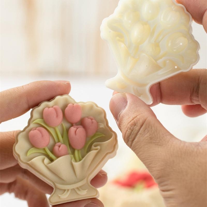 Multifuntional Dessert Molds Flower Shape Pastry Molds Pastry Decorating Tool Baking Molds Suitable for Baking Dessert