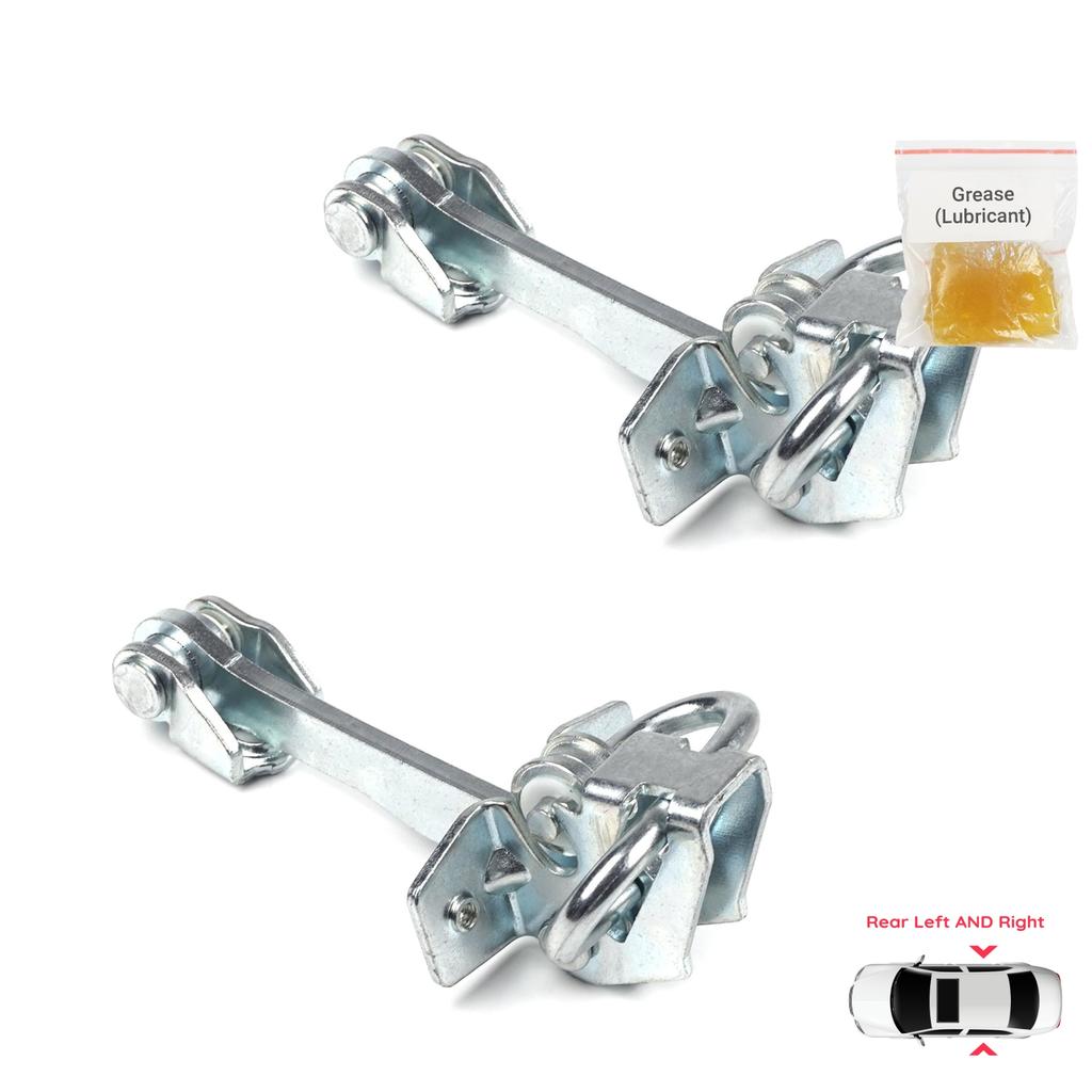 BDP722-1 2 Pieces Rear Left AND Right Door Hinge Stop Check Strap Limiter for Vauxhall Opel Corsa C X01 2000-2009 160257