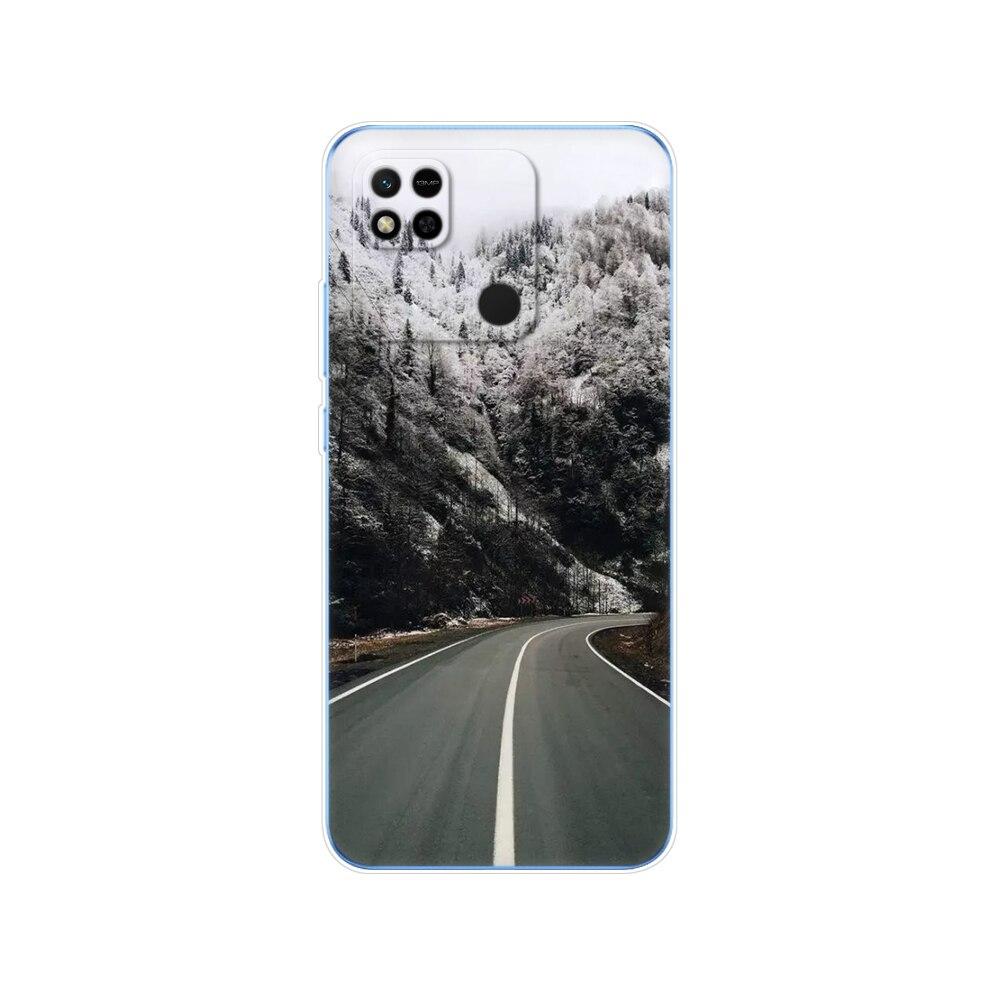 For Redmi 10A Case Back Cover For Xiaomi Redmi 10A Phone Case Redmi10A Bag Tpu Soft Silicon Protective Bumper Etui Funda Coque