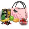 Geschenk für Nagelkünstler Lunchtasche Maniküre Manikürist Thermokühltasche Tragbar Picknick Nägel Nagellack Pedikürist Leinwand Lebensmittelbox Tasche