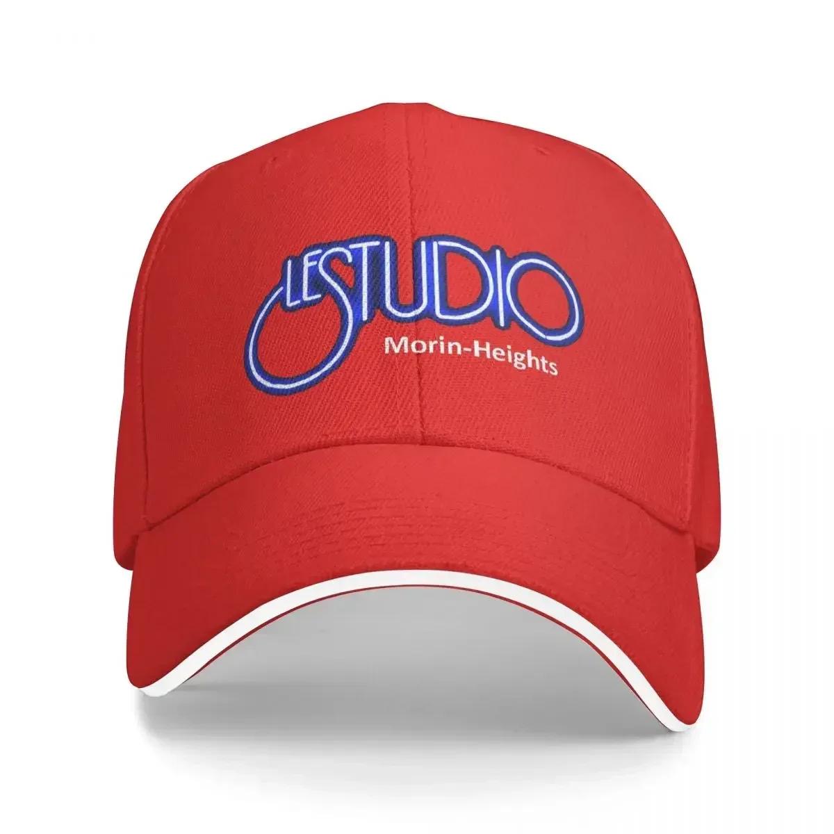 

Le Studio MorinHeights White Blue logo Baseball Cap Military Tactical Cap Hat Unisex Luxury Vintage Anime Caps Women Unisexs
