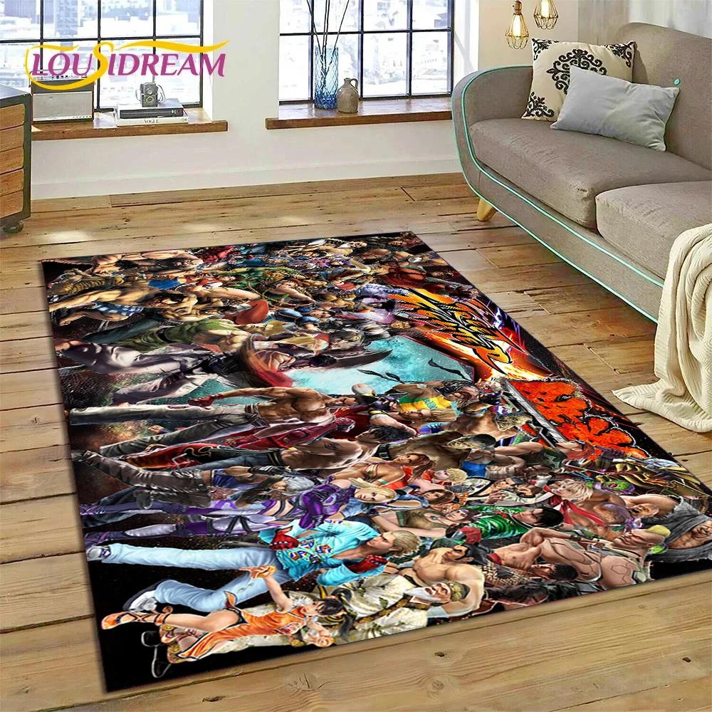 Lastest Retro Game Street Fighter SF Carpet for Living Room Bedroom Home Decor,Floor Mat Non-slip Decoration for Sofa Doormat