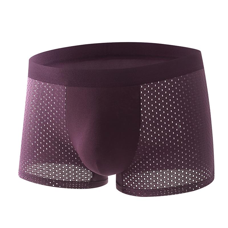 Herren Icy Cool Mesh Boxerbriefs - Mid-Rise, Übergröße, Extra Bequem