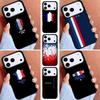 France Flag Phone Case for iPhone 16e 15 14 13 12 17 Pro Max Plus Air 17pro Cover Coque